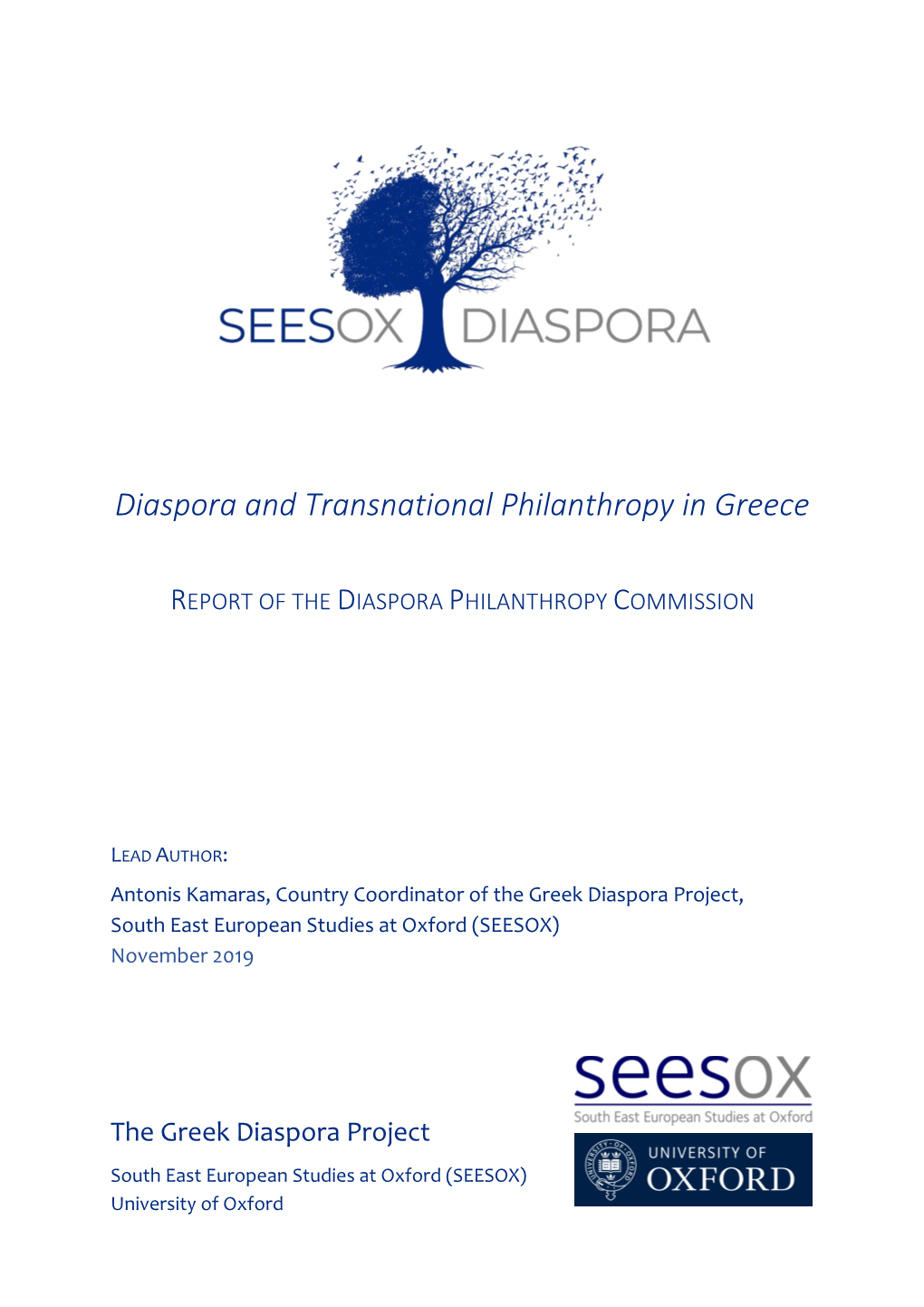 Diaspora Philanthropy Report