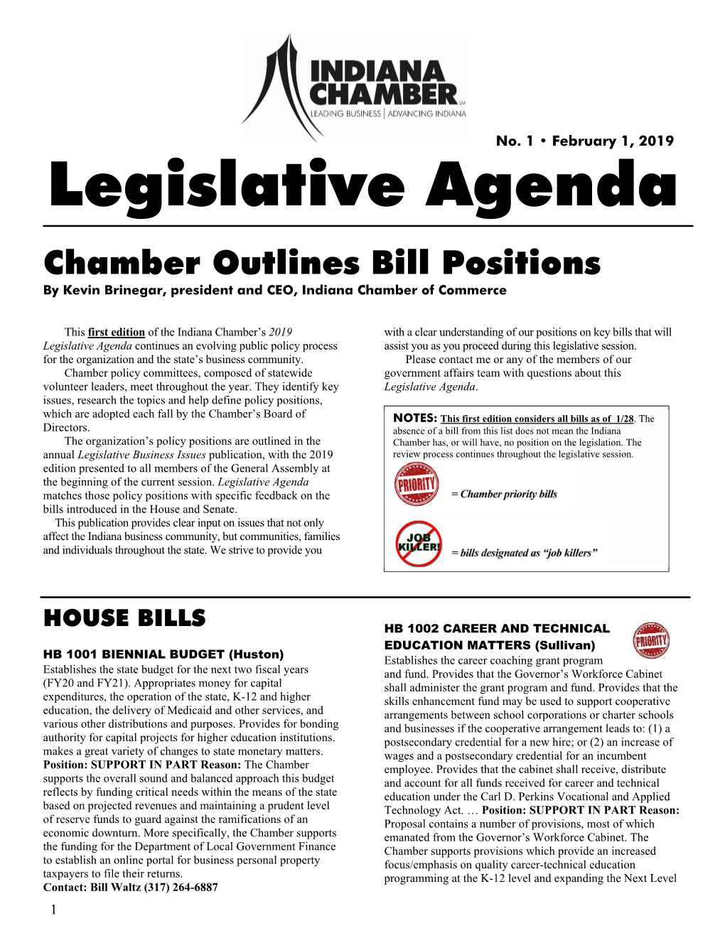 Legislative Agenda