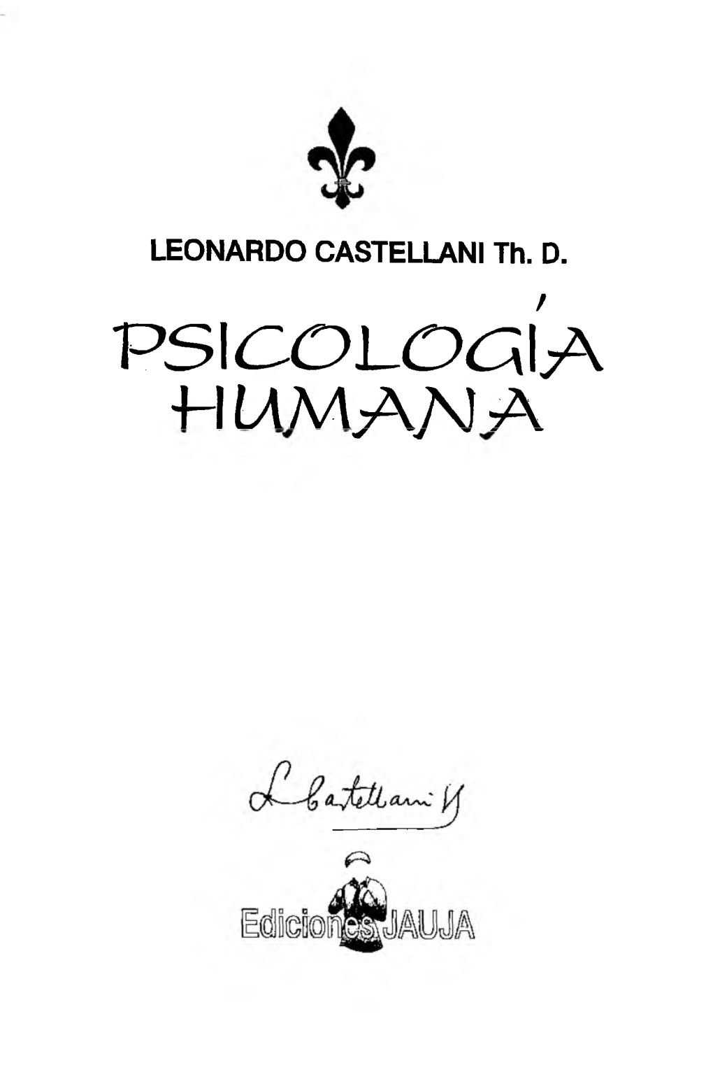 Psicologia Humana 1Edic; Castellani