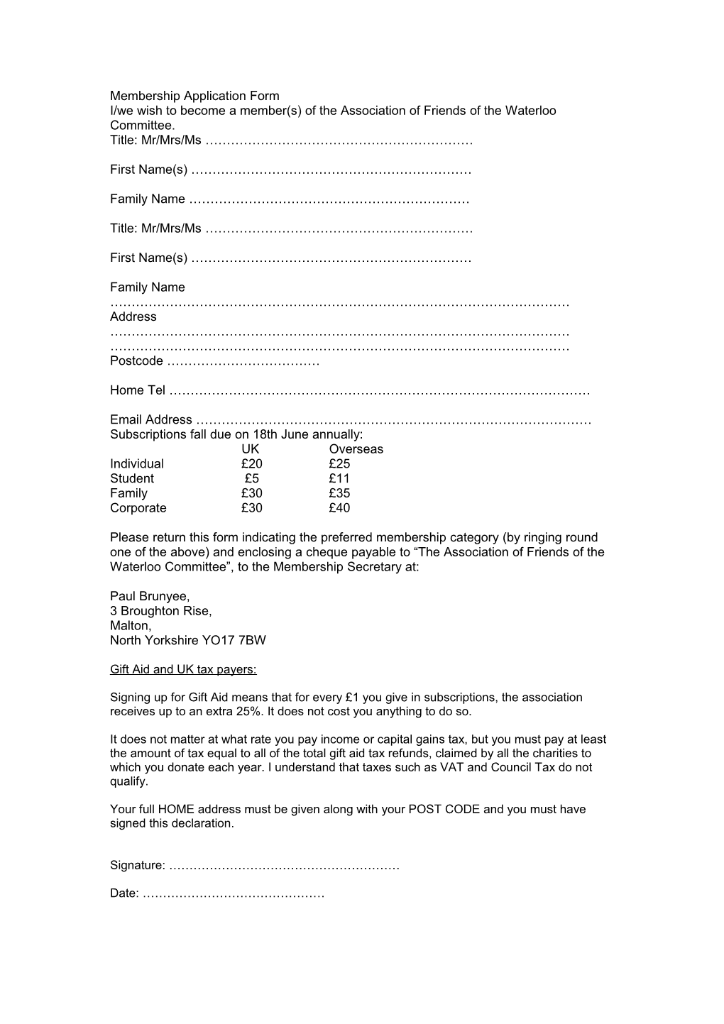 Membership Application Form s4