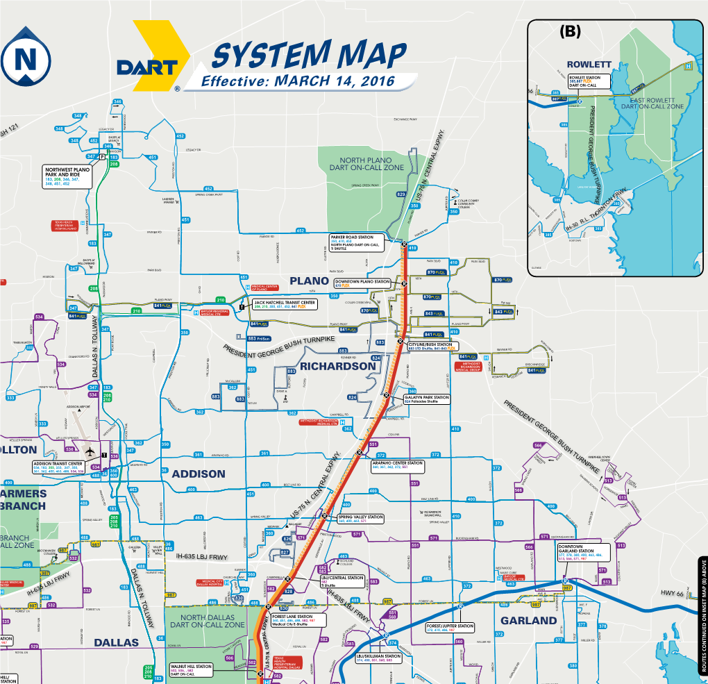 System Map CLUB COUNTRY 535 MERIT 463 REGENT 360 MARS REMOTE 500 DALLASCHURCHILL MEDICAL WAY CAMPANELLA MEDICAL CITY BAYLOR 582