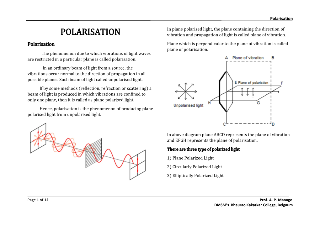 Polarisation