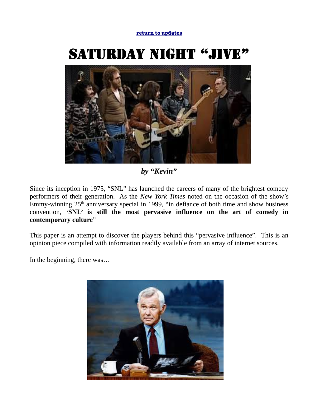 Saturday Night Live