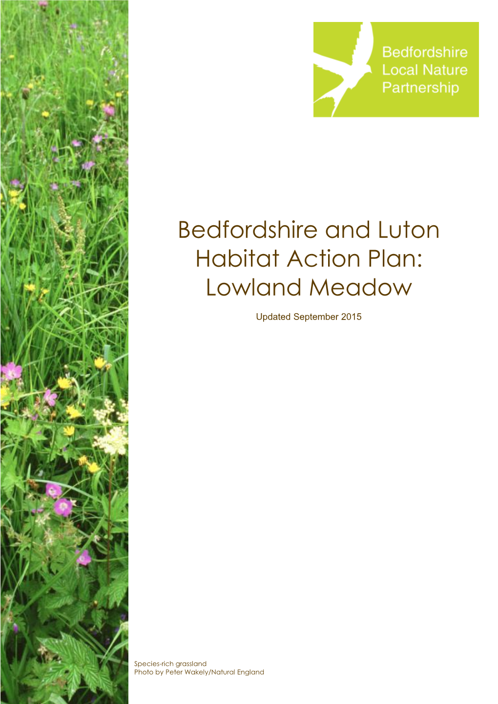 Bedfordshire and Luton Habitat Action Plan: Lowland Meadow