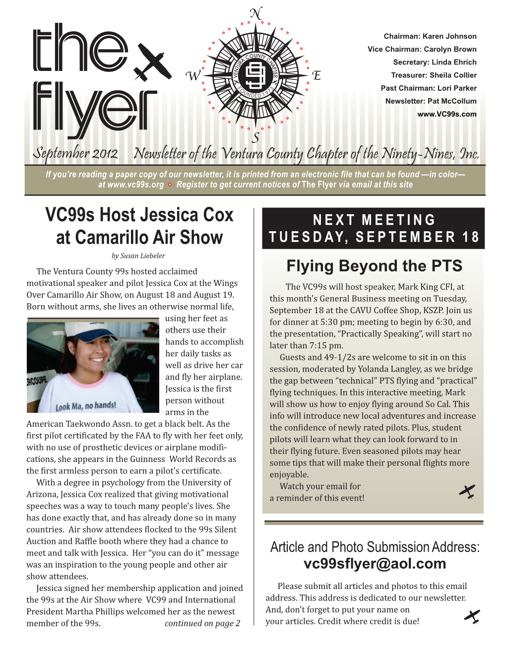 Vc99s Host Jessica Cox at Camarillo Air Show