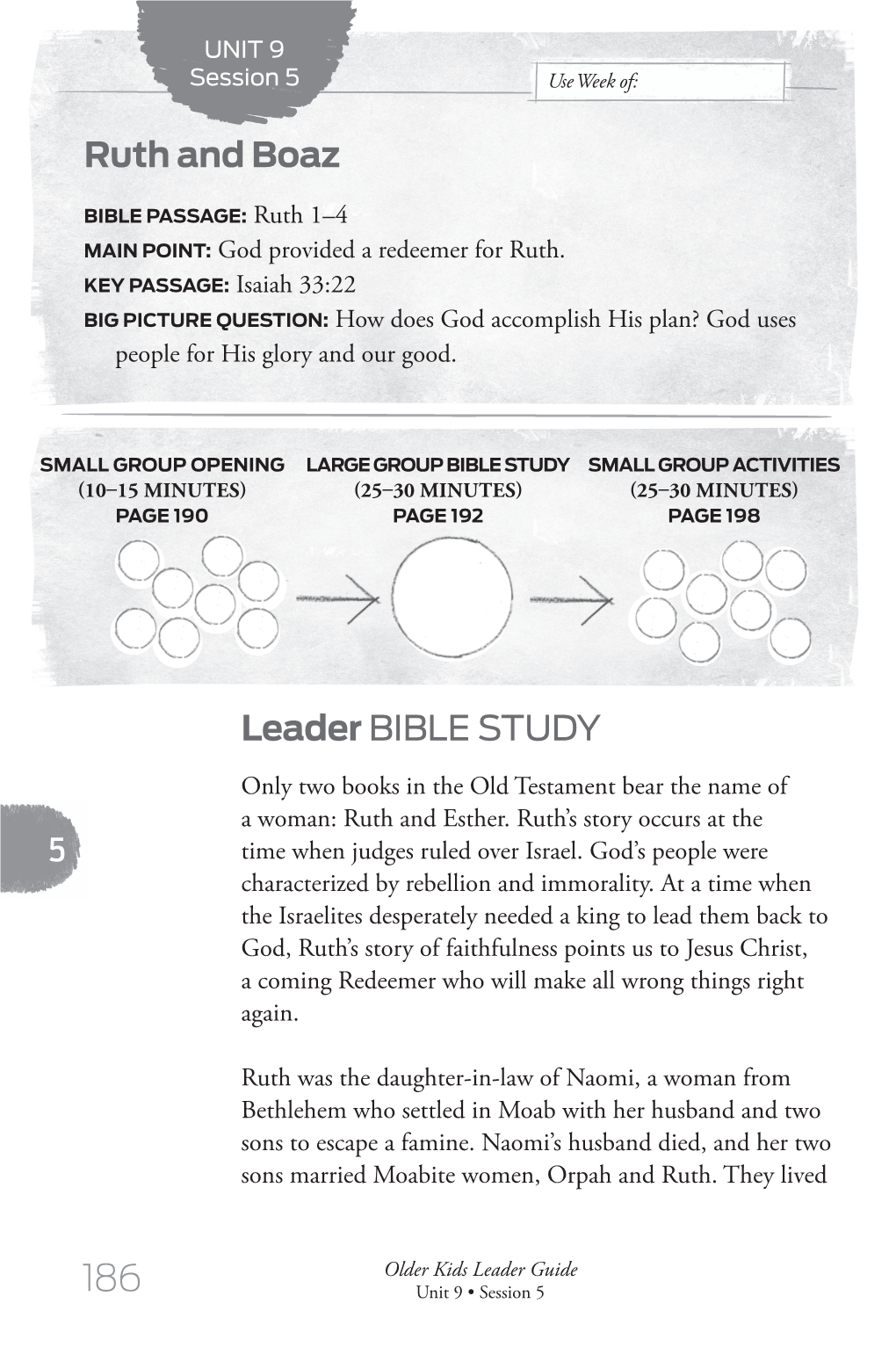 Leader BIBLE STUDY Ruth and Boaz