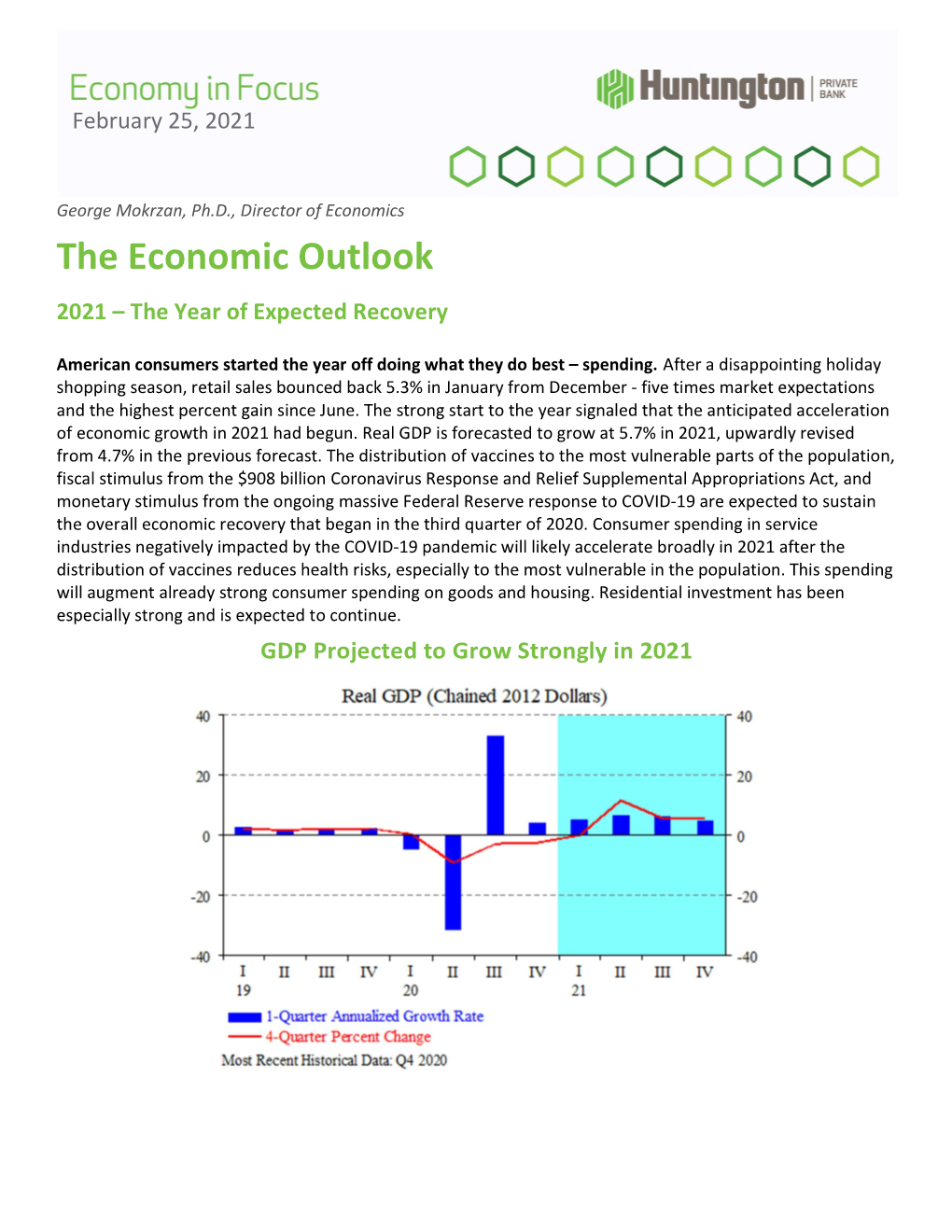 The Economic Outlook 2021 – the Year of Expected Recovery
