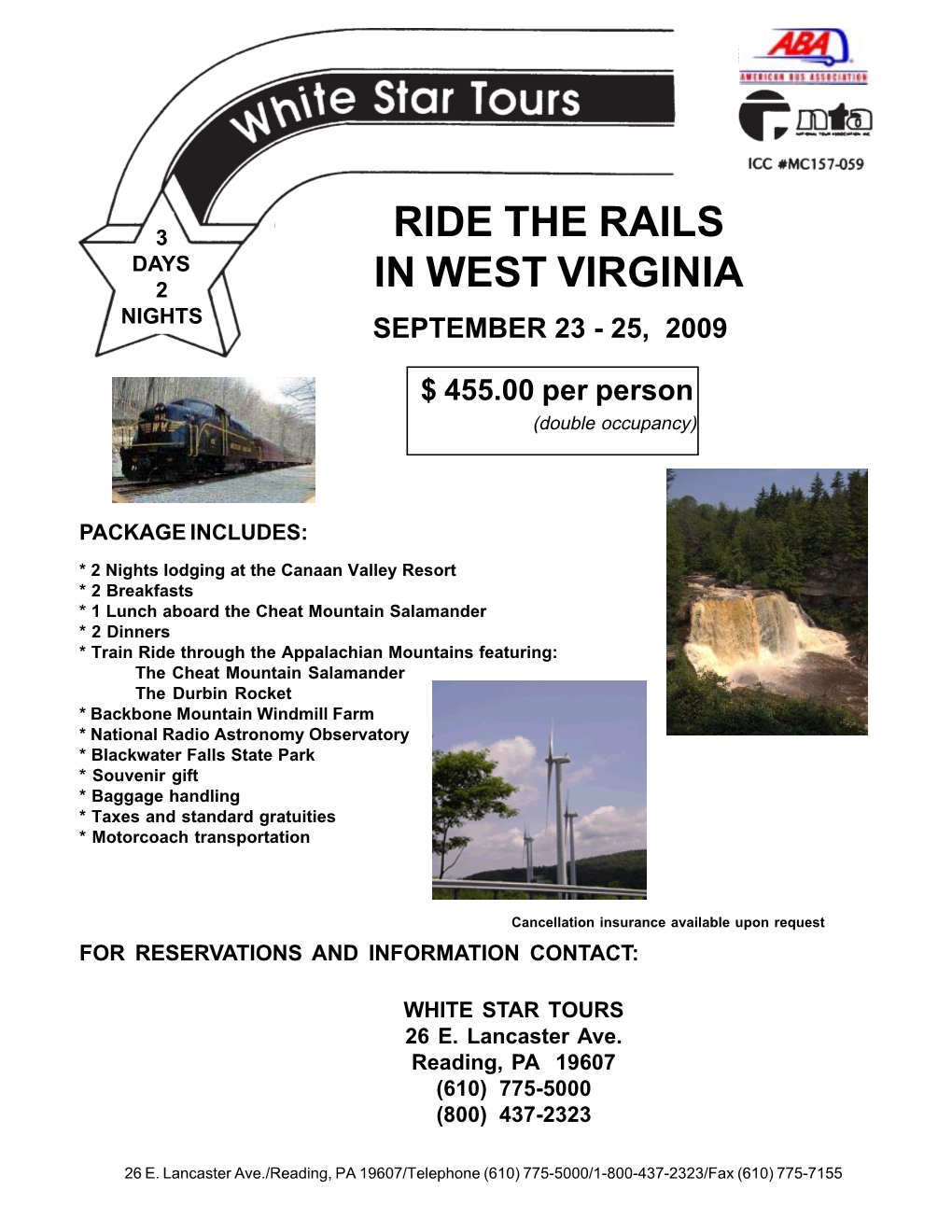 Ride the Rails in West Virginia