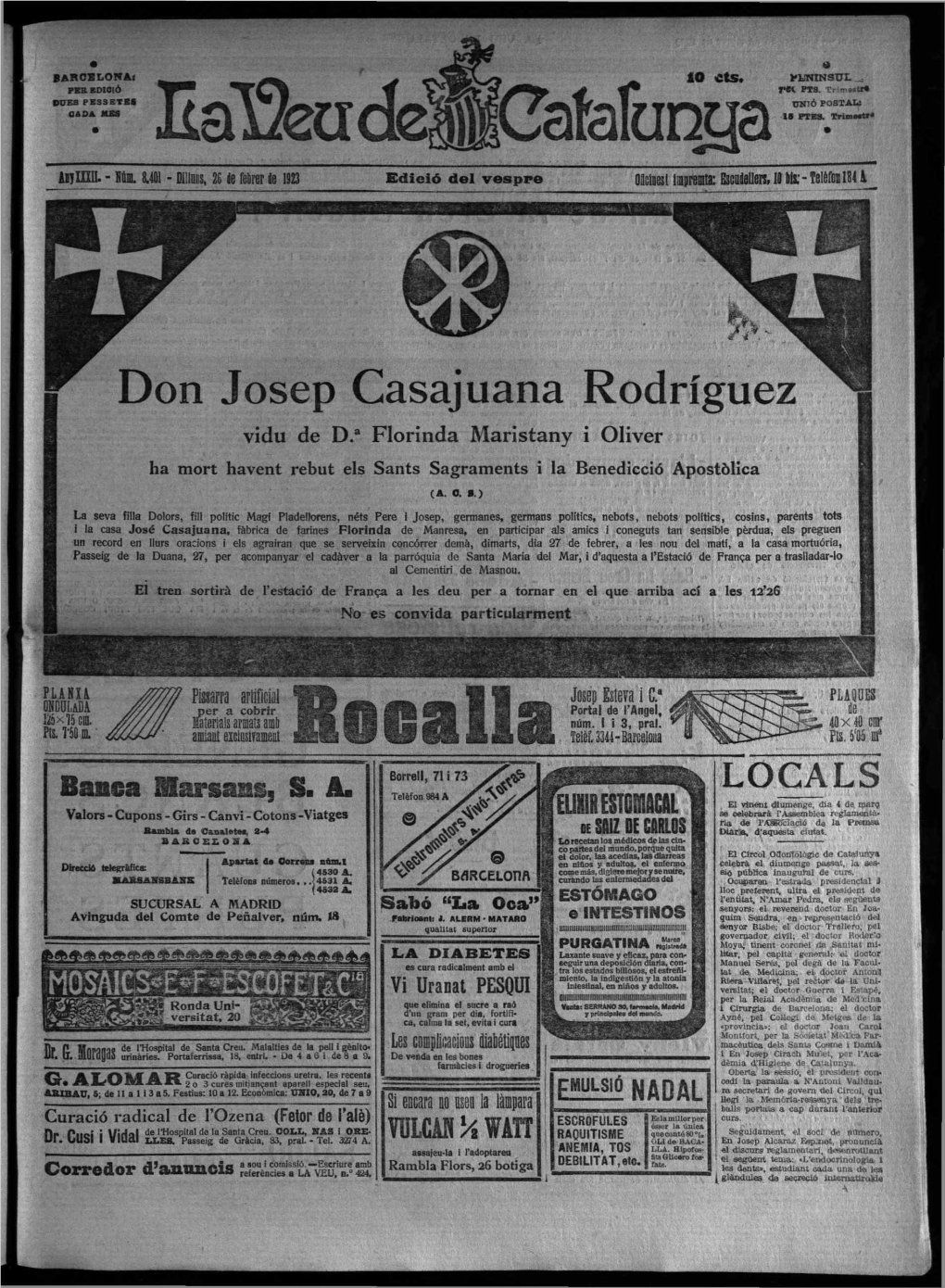 Don Josep Casajuana Rodrígu