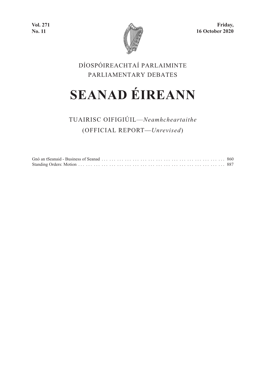 Seanad Éireann