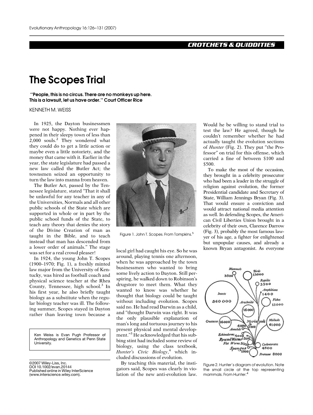 The Scopes Trial