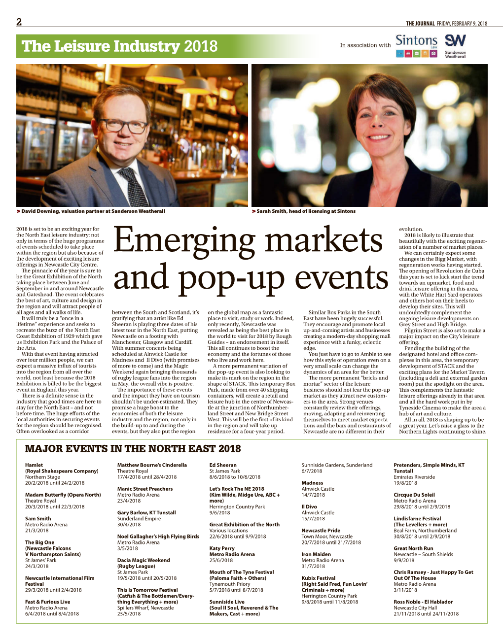 Emerging Markets and Pop-Up Events