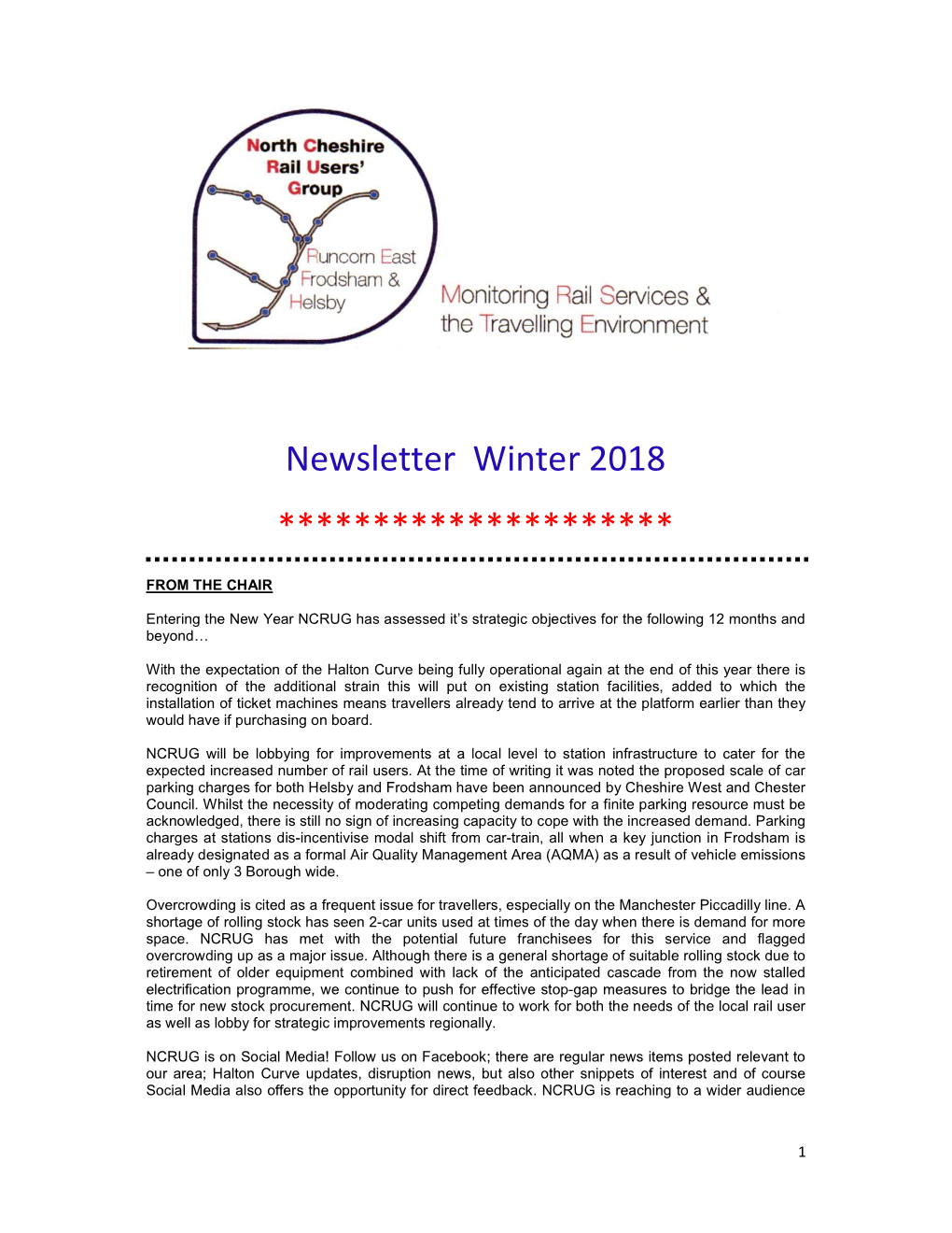 NCRUG Newsletter