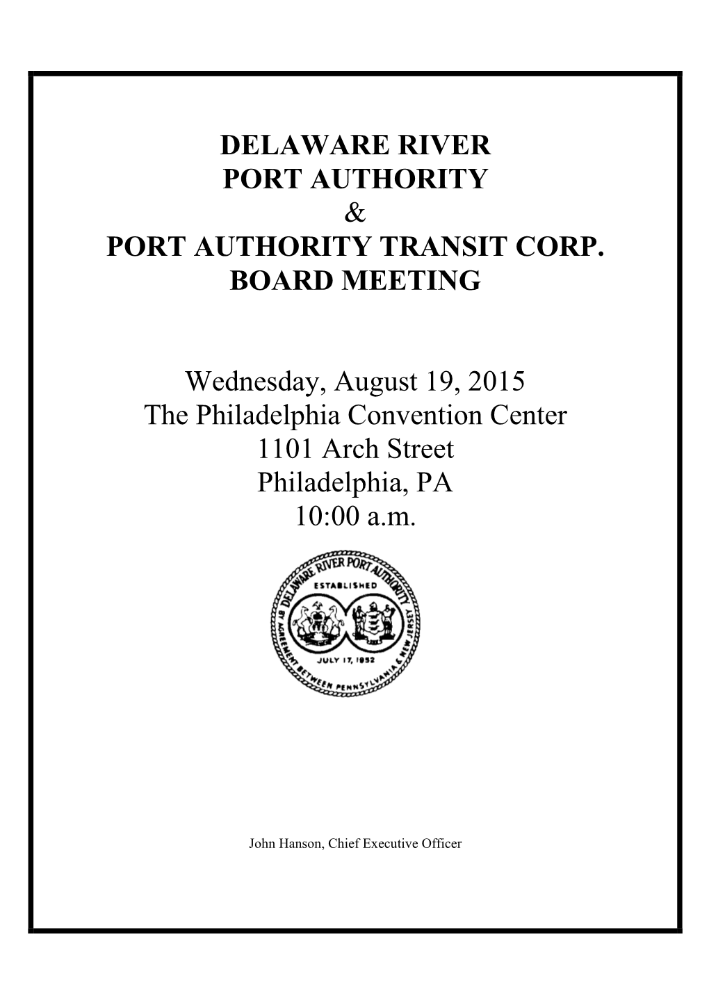 Delaware River Port Authority & Port Authority