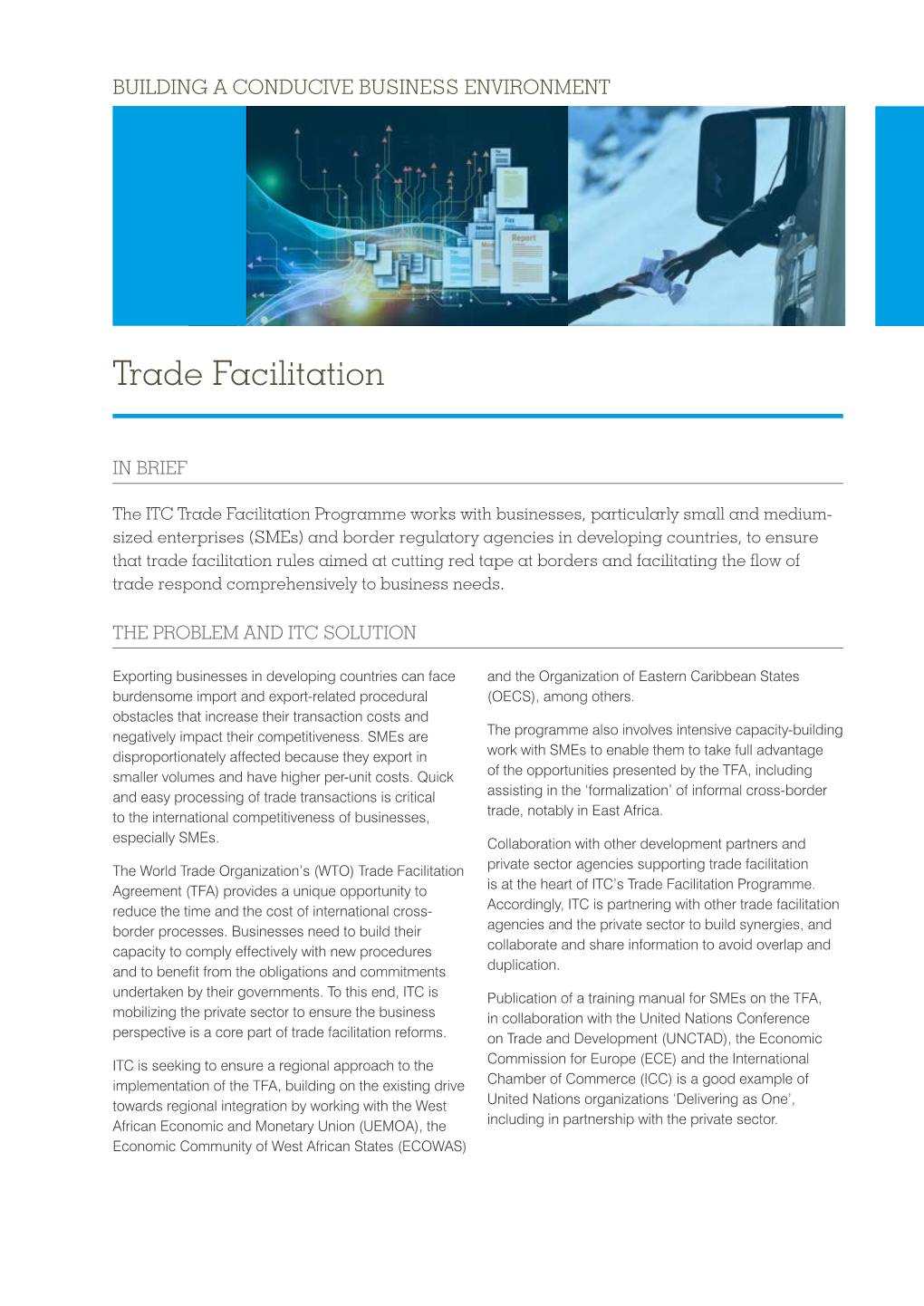 Trade Facilitation