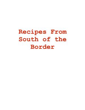 Recipes from South of the Border ACAPULCO CHICKEN (EN ESCABECHE)