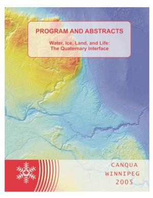 CANQUA05 Technicalprogram