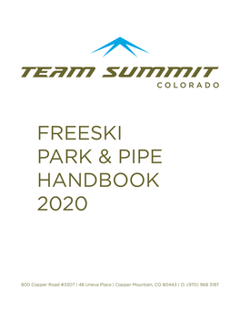 Freeski Handbook 2020