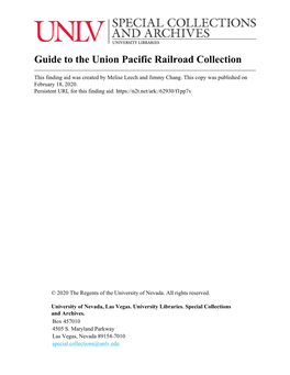 Union Pacific Railroad Collection