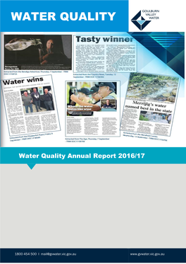 Water Quality Annual Report 2016/17