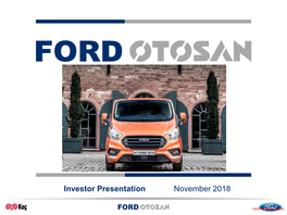 Investor Presentation November 2018