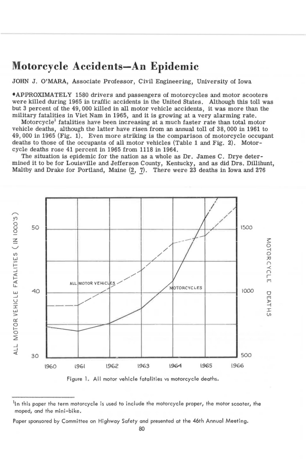 Motorcycle Accidents-An Epidemic