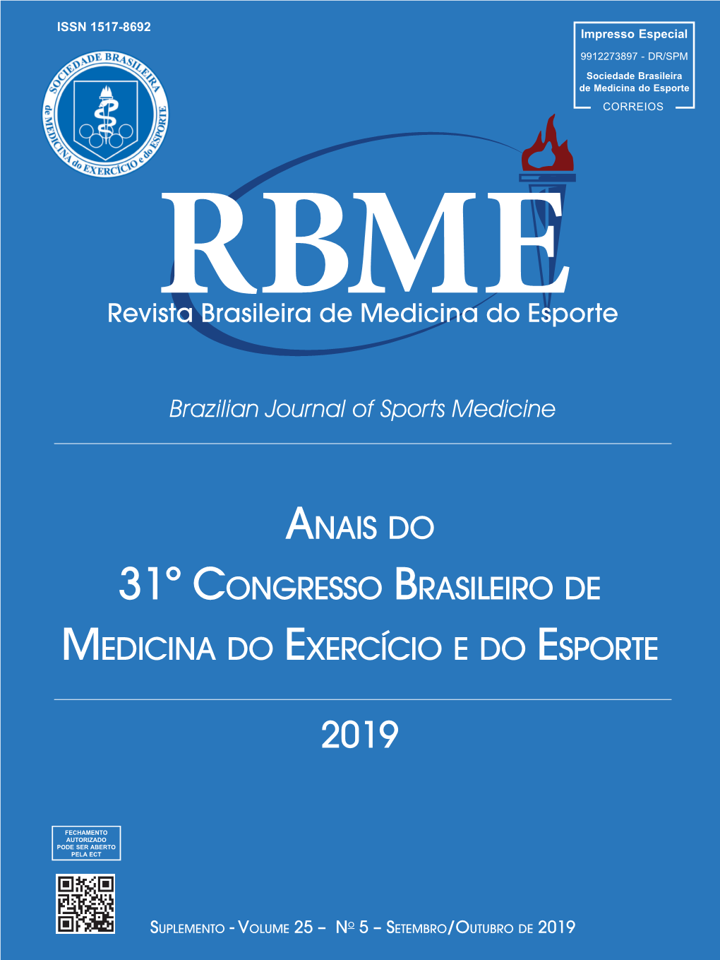 Anais Do 31º Congresso Brasileiro De Medicina Do Exercício E Do Esporte