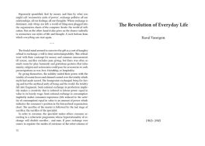 Revolution of Everyday Life Cation