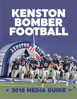 2018 MEDIA GUIDE WORKING TOGETHER VENGEANCE .3 on October 25, 2017 the Bombers Had a Big Victory Over Rival Chardon