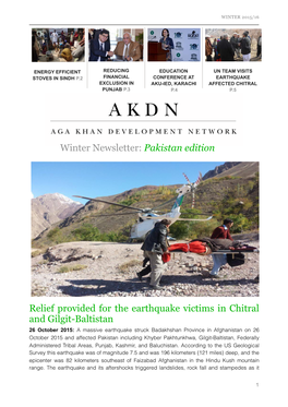 AKDN Pakistan Newsletter- Winter Edition