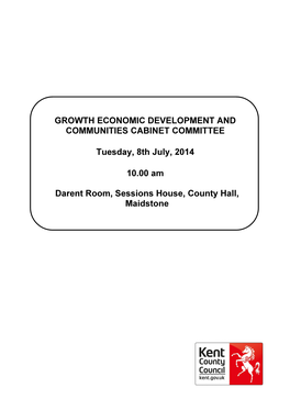 (Public Pack)Agenda Document for Growth Economic Development
