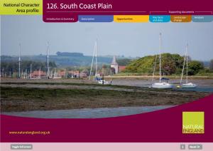 126. South Coast Plain Area Profile: Supporting Documents