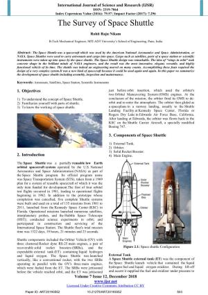 The Survey of Space Shuttle