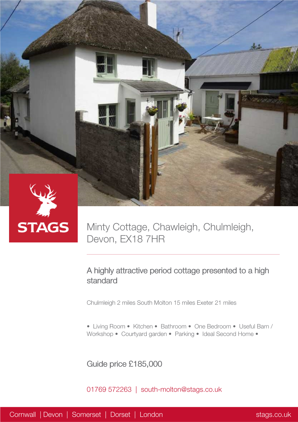 Minty Cottage, Chawleigh, Chulmleigh, Devon, EX18 7HR