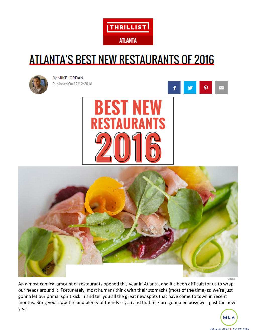 An Almost Comical Amount of Restaurants Opened This Year in Atlanta, and It's Been Difficult for Us to Wrap Our Heads Around It