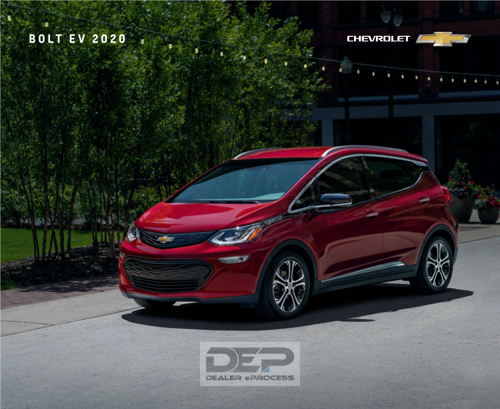 Chevrolet 2020 Bolt Ev Brochure