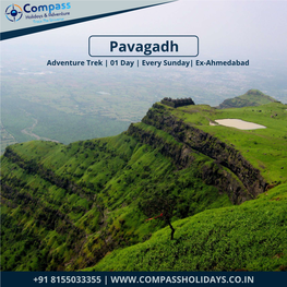 Pavagadh Adventure Trek | 01 Day | Every Sunday| Ex-Ahmedabad