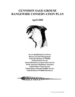 Gunnison Sage-Grouse Rangewide Conservation Plan