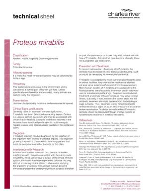 Proteus Mirabilis