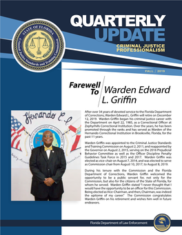 FALL 2019 Farewell to Warden Edward L