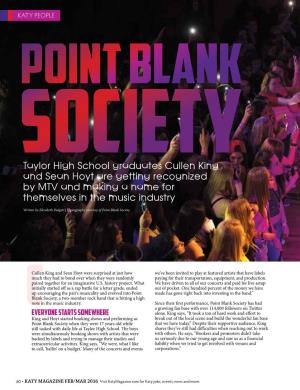 Point Blank Society Katy Tx