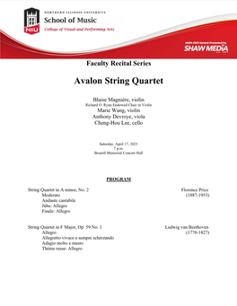 Avalon String Quartet