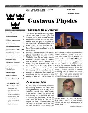Fall 2005 Newsletter