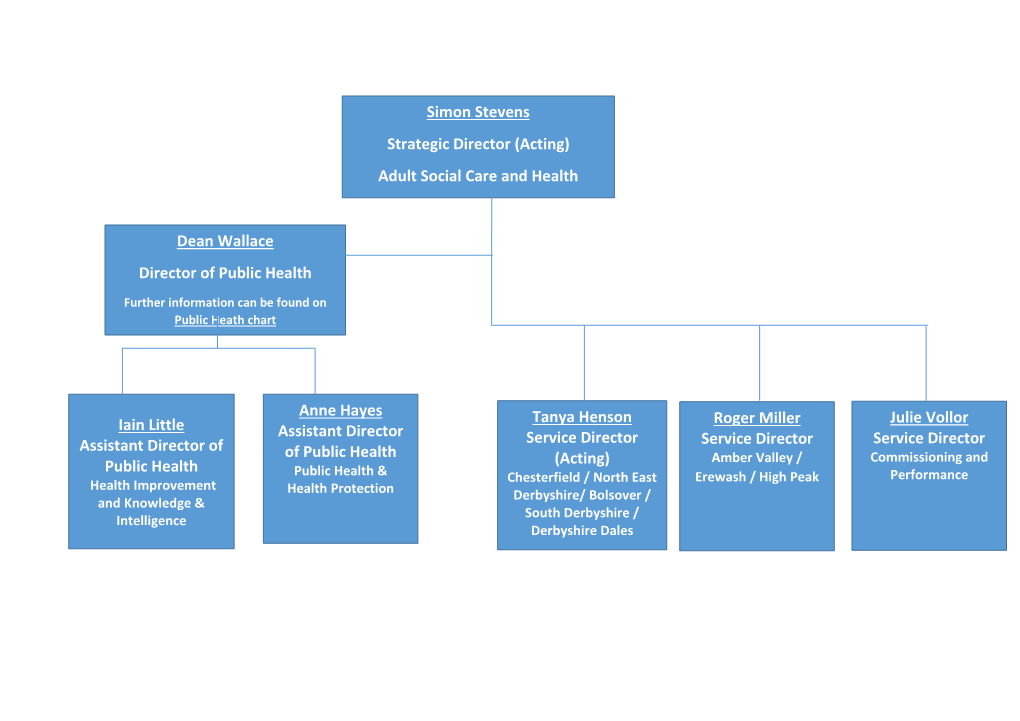 (Acting) Adult Social Care and Health Dean Wallace Director of Public