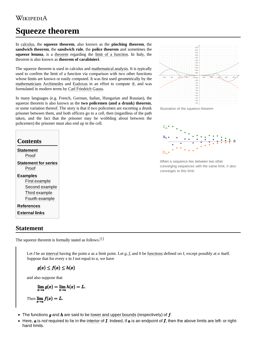 Squeeze Theorem