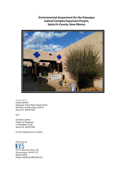 Environmental Assessment for the Pojoaque Judicial Complex Expansion Project, Santa Fe County, New Mexico