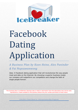 Facebook Dating Application