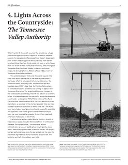 4. Lights Across the Countryside: the Tennessee Valley Authority