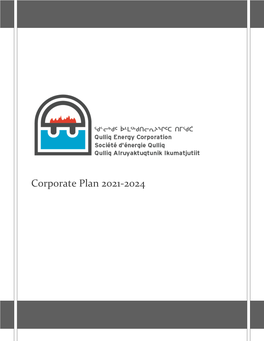 Corporate Plan 2021-2024