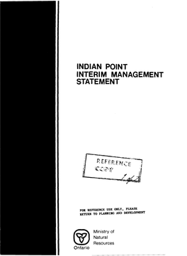 Indian Point Interim Management Statement